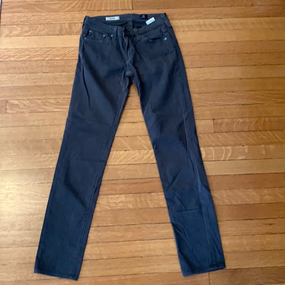 Gray AG jeans. Super comfortable and flattering!